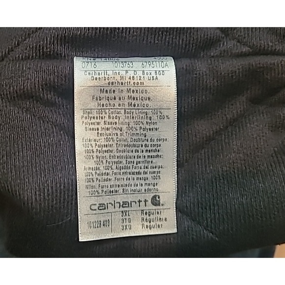 Carhartt‎ Jacket Men's 3XL  Blue RN 14806 - Picture 8 of 14